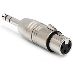 Hosa XLR3F to 1/4 in TRS Adapter