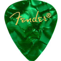 Fender 351 Green Moto Picks (12 Pack)