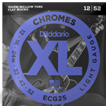 D'Addario Chromes Flat Wound Electric Guitar Strings
