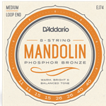 D'Addario EJ74 Mandolin Strings, Phosphor Bronze, Medium, 11-40