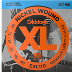 D'Addario EXL110 Nickel Wound Electric Guitar Strings, Regular Light Plus, 10-46