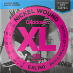 D'Addario EXL150 Nickel Wound Electric Guitar Strings, 12-String, Regular Light, 10-46