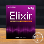 Elixir 80/20 Bronze Light Acoustic Guitar Strings 12-53