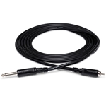 Hosa Unbalanced Interconnect 1/4 in TS to RCA - 5 Feet