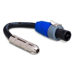 Hosa 1/4in Female to Neutrik SpeakON 16 Gauge, 6" Speaker Adaptor