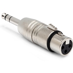 Hosa XLR3F to 1/4 in TRS Adapter