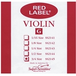 Super Sensitive Violin G String, 3/4 Size, Steel