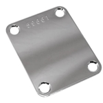Allparts Chrome Neckplate with Serial Number (Clearance)