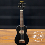 Kohala Tiki Series Ukulele - Black Soprano