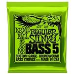 Ernie Ball Regular Slinky 5-String Nickel Wound Electric Bass Strings 45-130 Gauge