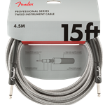 Fender 0990820066 15' Inst Cable Tweed