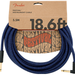 0990918073 Fender Angled Cable 18.6' Pure Hemp, Blue Dream