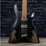 Ibanez QX52BKF Q Standard Headless Electric Guitar - Black Flat