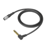 Audio Technica Right Angle Wireless Instrument/ Guitar Input C able w/ 1/4" phone plug (Clearance)
