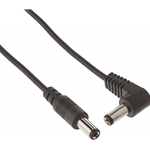 Voodoo Labs 2.1mm Straight to Right Angle Cable 12"