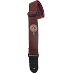 Henry Heller 2" Woven Cotton Guitar Strap w/ Embroidered Cross