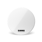 Evans MS1 White Marching Bass Drumhead - 22 Inch