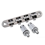 Allparts Chrome Vintage 4-string Bass Tunematic Bridge