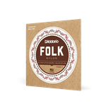 D'Addario Black Nylon Folk Strings