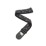 D'Addario Joe Satriani Guitar Strap, Silver Sketches