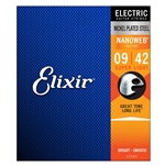 Elixir Nickel Plated Steel Electric Guitar Strings 9-42