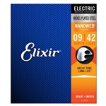 Elixir Nickel Plated Steel Electric Guitar Strings with NANOWEB