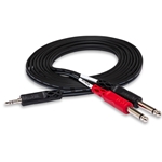 Hosa Stereo Breakout 3.5mm TRS to Dual 1/4 TS