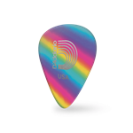 D'Addario Rainbow Celluloid Guitar Picks, Medium, 10 Pack