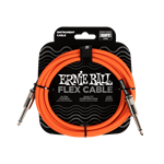 Ernie Ball Flex Instrument Cable Straight/Straight 10ft - Orange