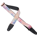 Levys 2" Polyester Guitar Strap - Light Abstract Pattern