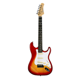 Amati Classic Shape 6 String Electric Guitar - Cherry Sunburst