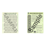 8 x 12 Ukulele Chord Chart (Laminated)
