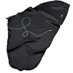 Hodge Bass Clarinet Swab Silk - Black