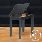 Gator Deluxe Wooden Piano Bench - Black