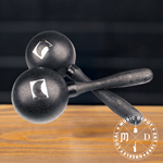 Rhythm Tech Maracas - Large - Fiber True Color - Black