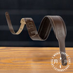 Levys Levy's Dark Brown Acoustic Leather Guitar Strap