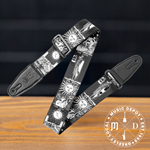 Levys Black & White Tarot Guitar Strap