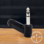 Hosa Right-angle Adaptor, 1/4 in TRS to Same
