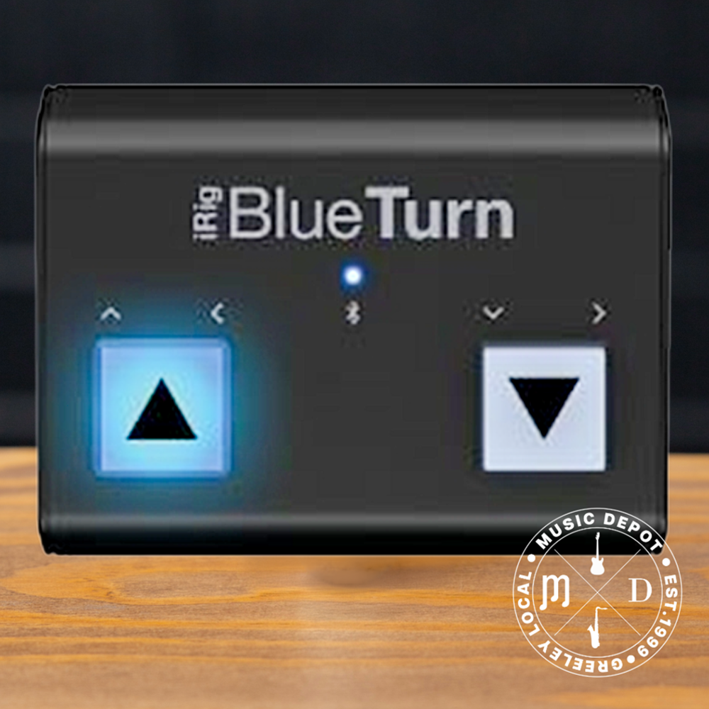 Music Depot LLC - IRig Blue Turn Compact Bluetooth Page Turner