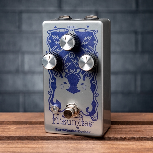 新品 未使用 EarthQuaker Devices Hizumitas EarthQuaker Devices Hizumitas Fuzz Sustainer Pedal Ocean Blue