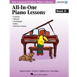 All-in-One Piano Lessons Book D (Clearance)