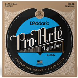 D'Addario EJ46 Pro-Arte Nylon Classical Guitar Strings, Hard Tension