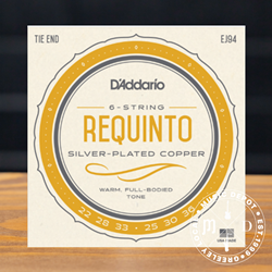 D'Addario EJ94 Requinto Strings 6-String, Silver Plated Copper