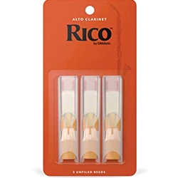 D'Addario RDA0330 Rico Alto Clarinet Reeds, Strength 3, 3-pack