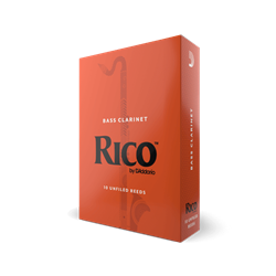 Rico Bass Clarinet Reeds 10-pack