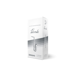 D'Addario Hemke Alto Sax Reeds, Strength 2.0, 5-pack