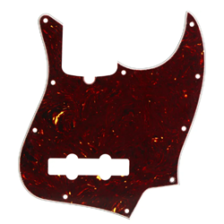 Fender Genuine Parts Jazz Bass Pickguard 10- Hole - Tortoise Shell