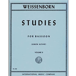 Weissenborn Studies for Bassoon Vol 2 Bassoon