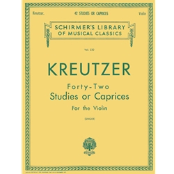 Kreutzer - 42 Studies or Caprices Violin