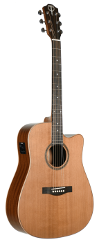 Teton Dreadnought Solid Cedar Top Mahogany Back/Sides